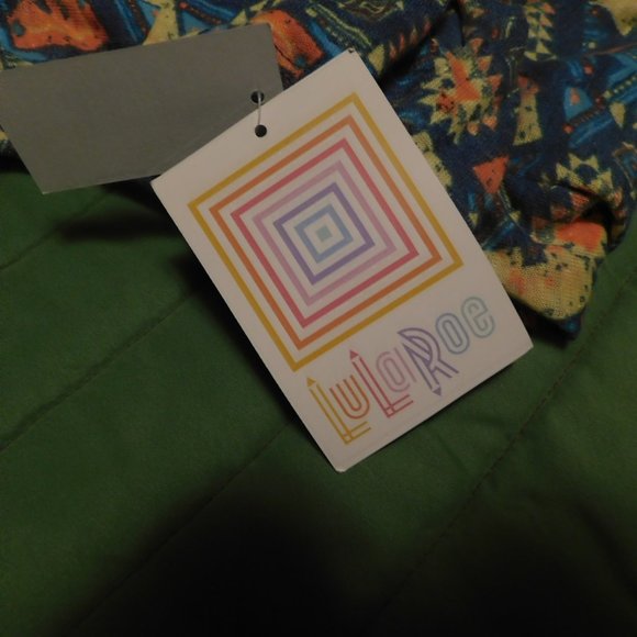 LuLaRoe S colorful long cover up with pockets NWT - Picture 3 of 5